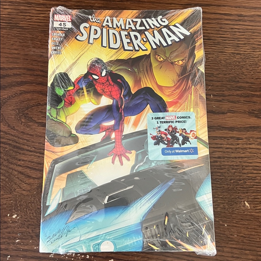Marvel The Amazing Spider-Man 45 Walmart Sealed 3 Packs Variant NM Bagley